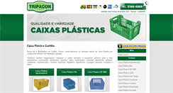 Desktop Screenshot of caixaplasticas.com.br